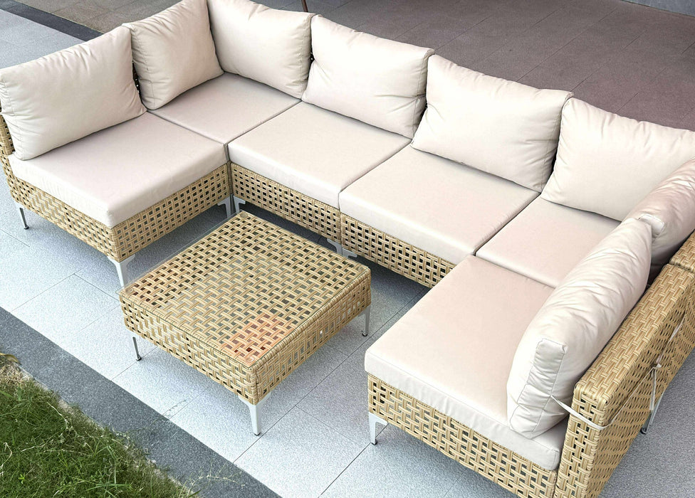 (US)7 Piece Modular Sectional Set