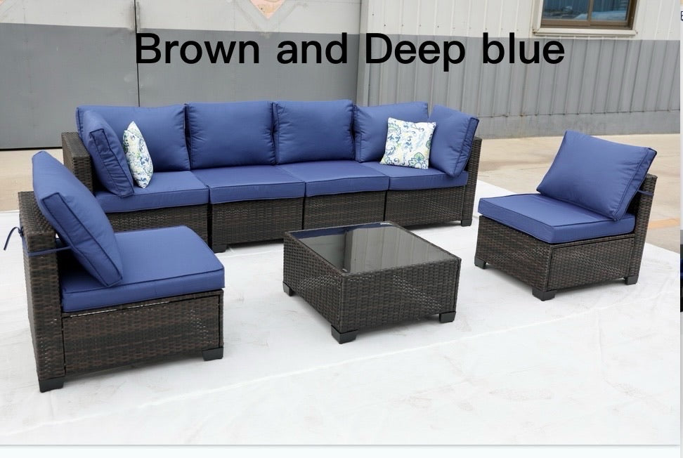 (US)7 Piece Modular Sectional Set