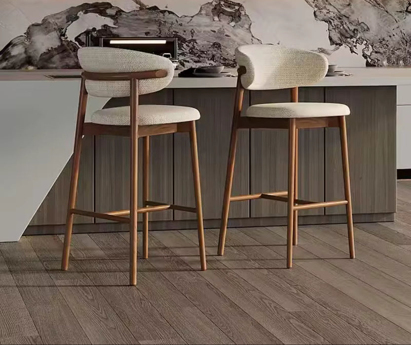 Counter Height Wooden Bar Stools