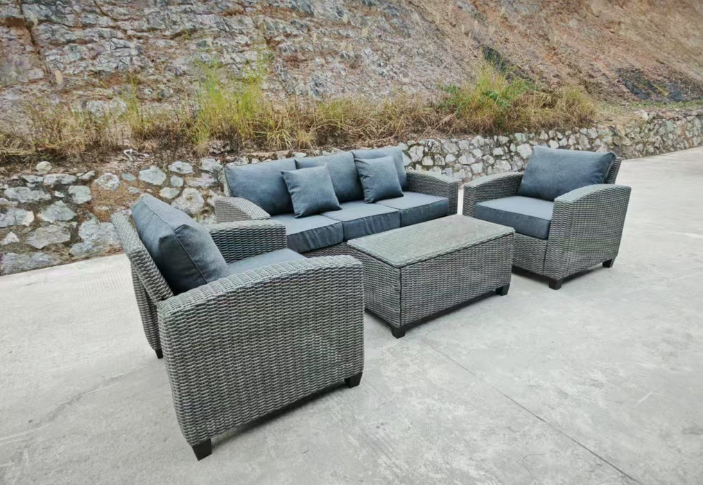 The Mirage 4 Piece Patio Furniture Conversation Set