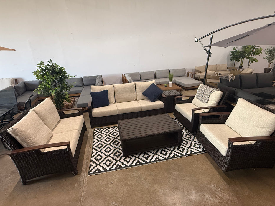 The Benjamin Collection 6 Piece Patio Furniture Bundle
