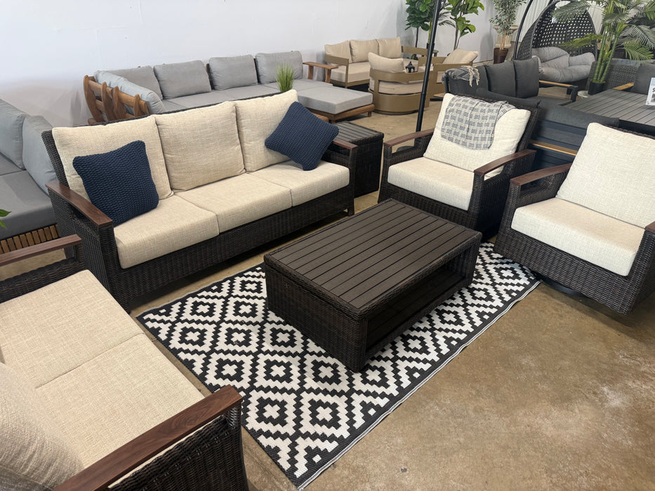 The Benjamin Collection 6 Piece Patio Furniture Bundle
