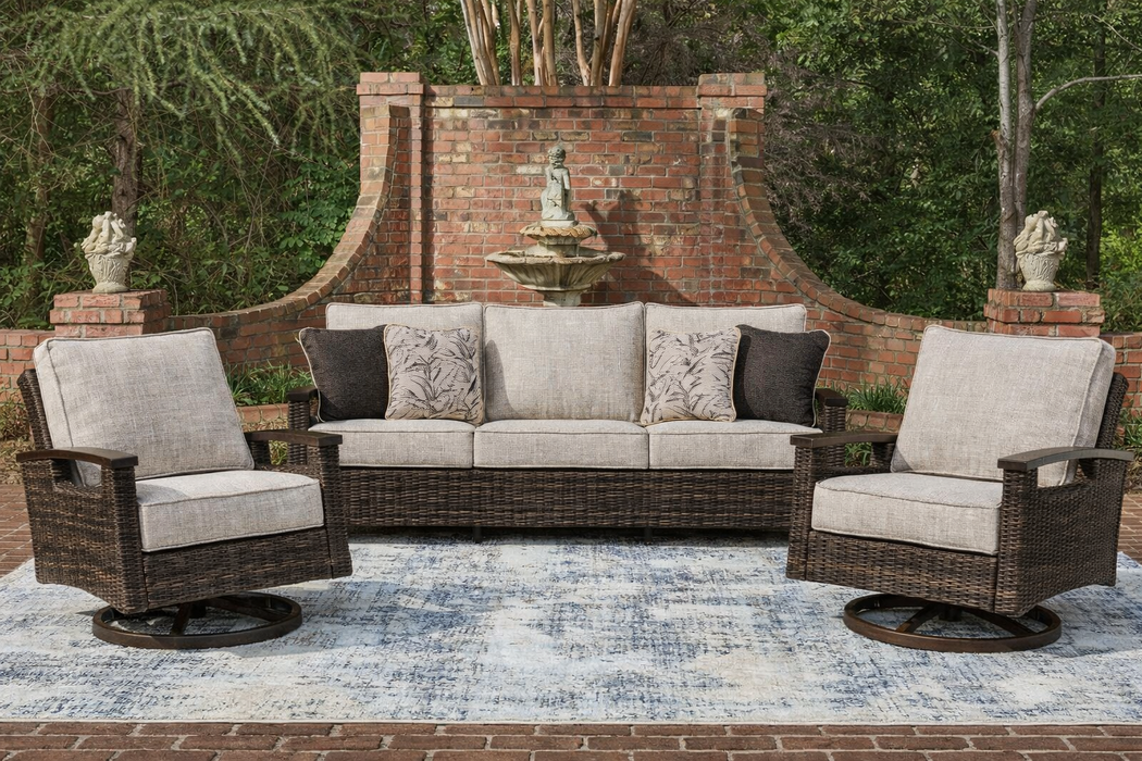 Paradise Beach Aluminum-Arm Outdoor Set