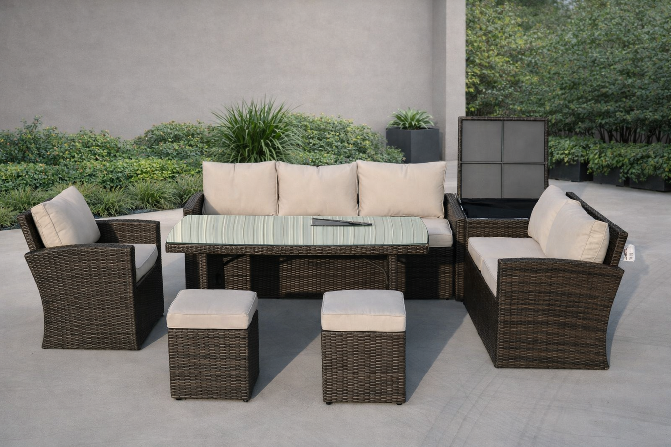 Brown/Tan Cushions