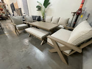 Gracie 6-Piece Aluminum Outdoor Dining & Conversation Set