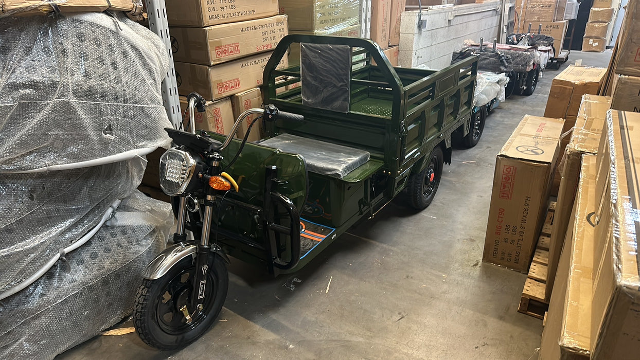 1000 Watt Electric Trike Cargo Dump Trump Motorcycle 60V