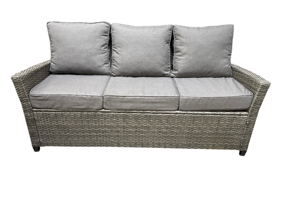 New Lily Linen Cushions Wicker Patio Furniture Set