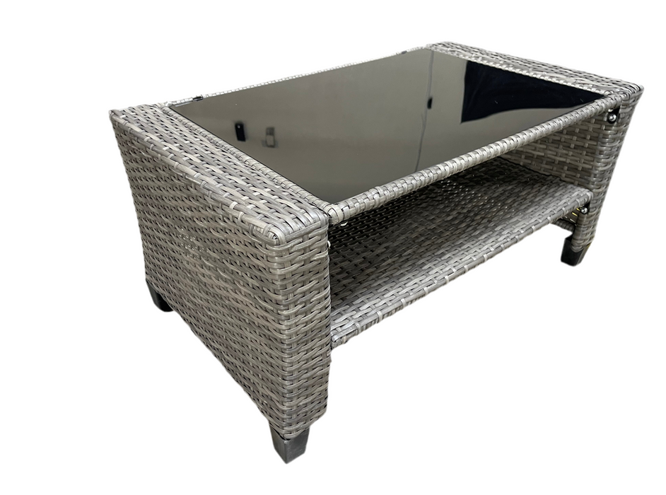 New Lily Linen Cushions Wicker Patio Furniture Set