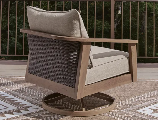 Melody Aluminum Swivel Chair Patio Furniture Set