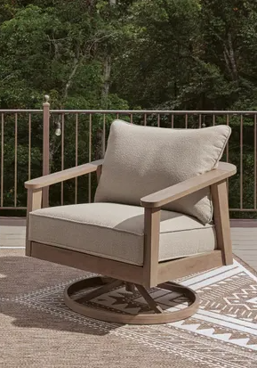 Melody Aluminum Swivel Chair Patio Furniture Set
